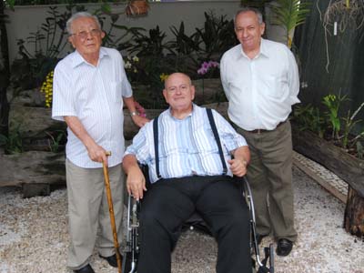 Doutores Ikuo Hirade, Issan Fares e Nelson Pinto Carriço -