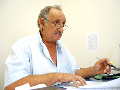 O coordenador do Albergue, Dirceu Menegueli -