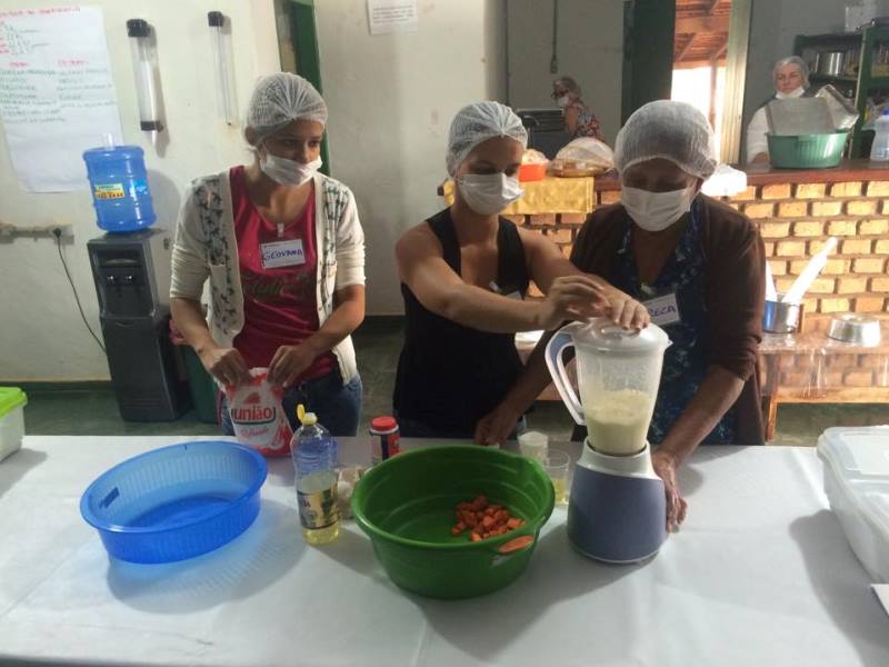 Alunos aprenderam sobre alimentação e nutrição - Divulgação