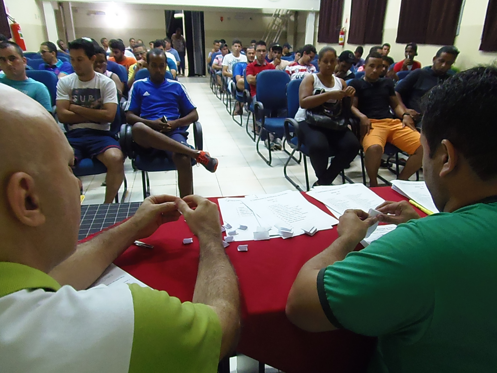 Congresso técnico dos campeonatos municipais de futsal masculino e vôlei - Assessoria de Comunicação