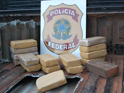 Droga apreendida pela PF -
