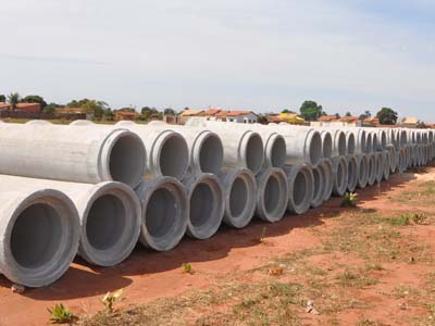Tubos de concreto serão implantados até o Rio Paraná -
