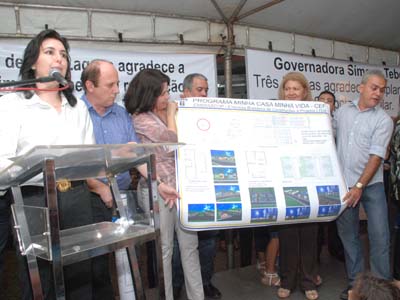 O anúncio da construção do residencial Jardim Europa foi feito em janeiro deste ano pela vice-governadora Simone Tebet -