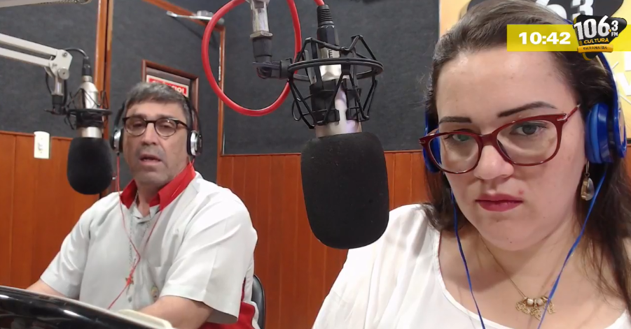 Renato 'Ar Livre' foi o segundo pré-candidato a prefeito de Paranaína a ser entrevistado pela Rádio Cultura FM 106,3 MHz - Reprodução