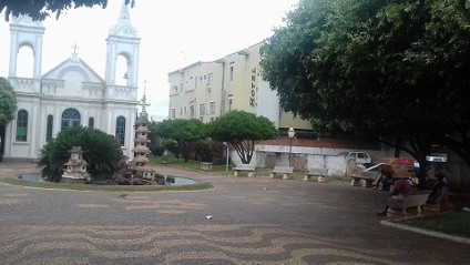 Banheiros serão construídos no pátio do prédio da antiga prefeitura, ao lado da pracinha da Igreja de Santo Antônio  - Ana Cristina Santos/JP