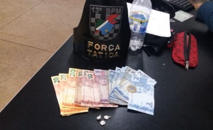 O autor recebeu voz de prisão e foi encaminhado para a 1ª Delegacia de Polícia Civil - 13º BPM Paranaíba/Reprodução