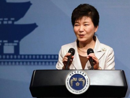A presidenta da Coreia do Sul, Park Geun-Hye  - Mauricio Duenas Castaneda/EPA/Agência Lusa