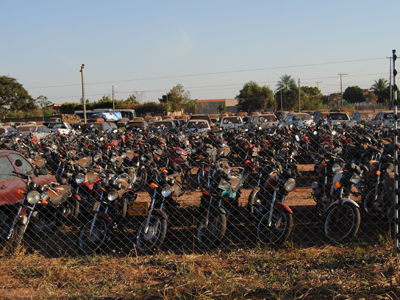 Motocicletas é a maior pré-selecionadas para leilão -