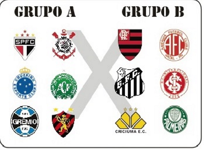 Times da cidade homenageiam grandes clubes do futebol brasileiro - Foto Montagem