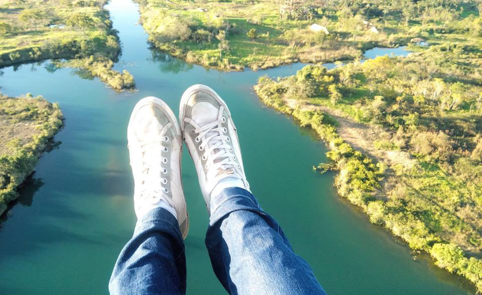 Primeiro episódio apresenta o ponto turístico da Cascalheira, em Três Lagoas, vista de cima - Divulgação