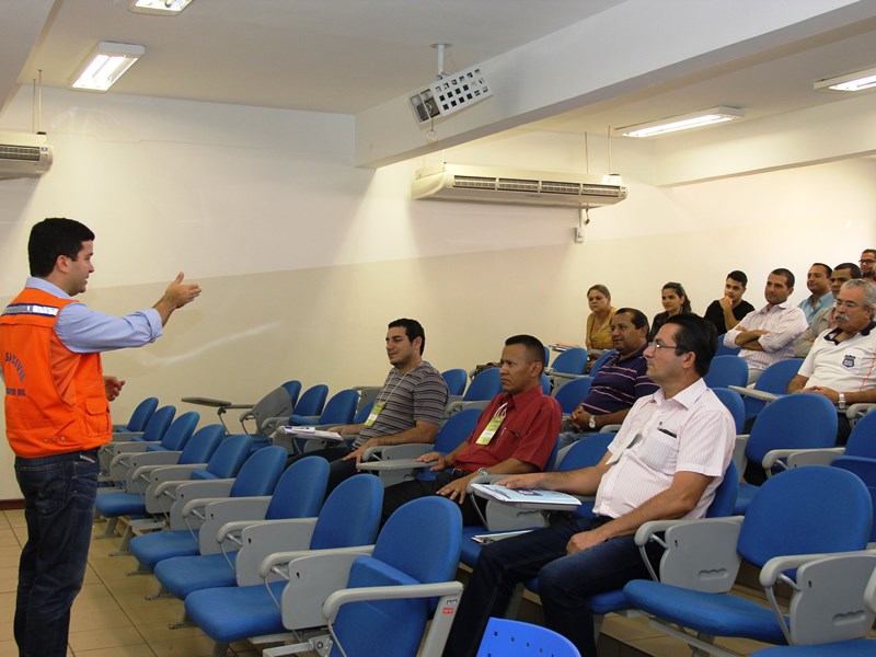 O curso “Capacitação em Agentes Voluntários para ações de Defesa Civil” teve carga horária de 60h/aula