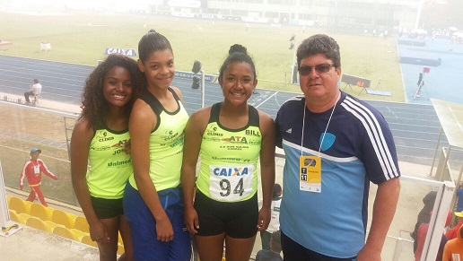 Equipe de atletismo  de Três Lagoas, em competição realizada em São Bernardo do Campo  - Divulgação/Sejuvel 