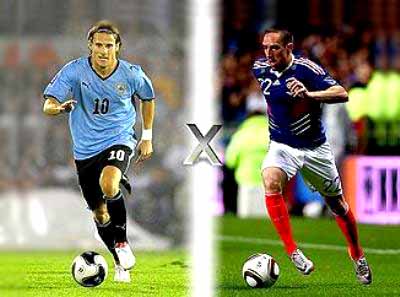 Uruguai e França jogam na Cidade do Cabo às 14h30 (MS) - Uruguai e França jogam na Cidade do Cabo às 14h30 (MS) -