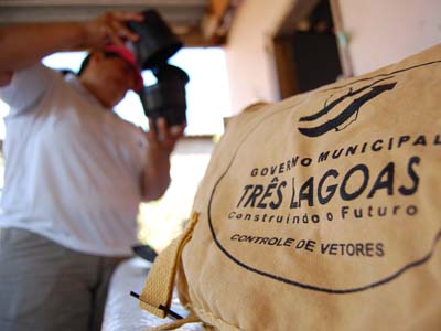 O município é considerado região endêmica, por isso o monitoramento dos focos do mosquito é feito constantemente -