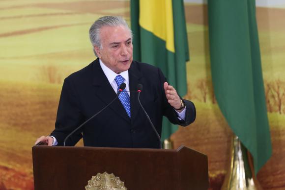 Pronunciamento de Temer será exibido hoje à noite em rede de rádio e televisão - Antonio Cruz/Agência Brasil