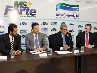 A primeira reunião dos governadores dos quatro Estados foi realizada em Mato Grosso do Sul, no dia 21 de junho -