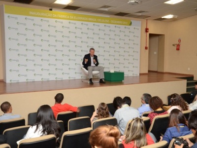 José Carlos Grubisich, presidente da fábrica de celulose Eldorado Brasil -