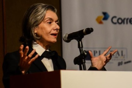 Cármen Lúcia, faz palestra sobre liberdade de expressão no 10º Fórum Aner de Revistas - Rovena Rosa/Agência Brasil