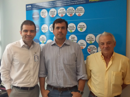Eduardo Otoni (Hospital Auxiliadora), Marco Garcia (Sindicato Rural de Três Lagoas) e Domingos Martins de Souza (Sindicato Rural) - Divulgação