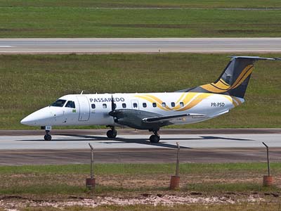 A empresa Passaredo Linhas Aéreas tem cerca de 800 funcionários e opera vários destinos -