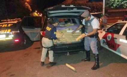 Após fugir de bloqueio policial, condutor deixou o MS e seguiu sentido ao estado de São Paulo - Divulgação