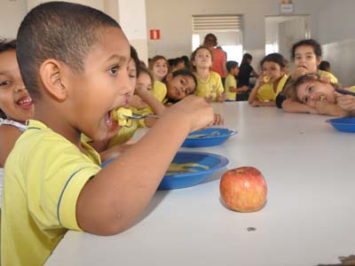 Alimentação saudável reduziu em 13% os casos de desnutrição apresentados nas escolas -