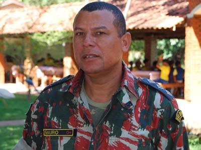 Capitão Mauro Fernandes, comandante da PMA -
