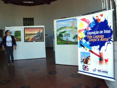 A Exposição acontece até amanhã -