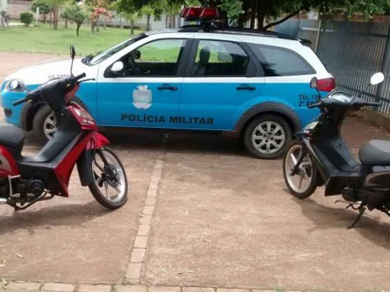 Motos haviam sido furtadas no último sábado, dia 21 - Divulgação/PM