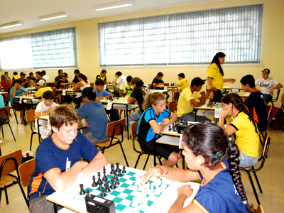 O xadrez de Maracajú foi representado por 30 atletas durante competição -