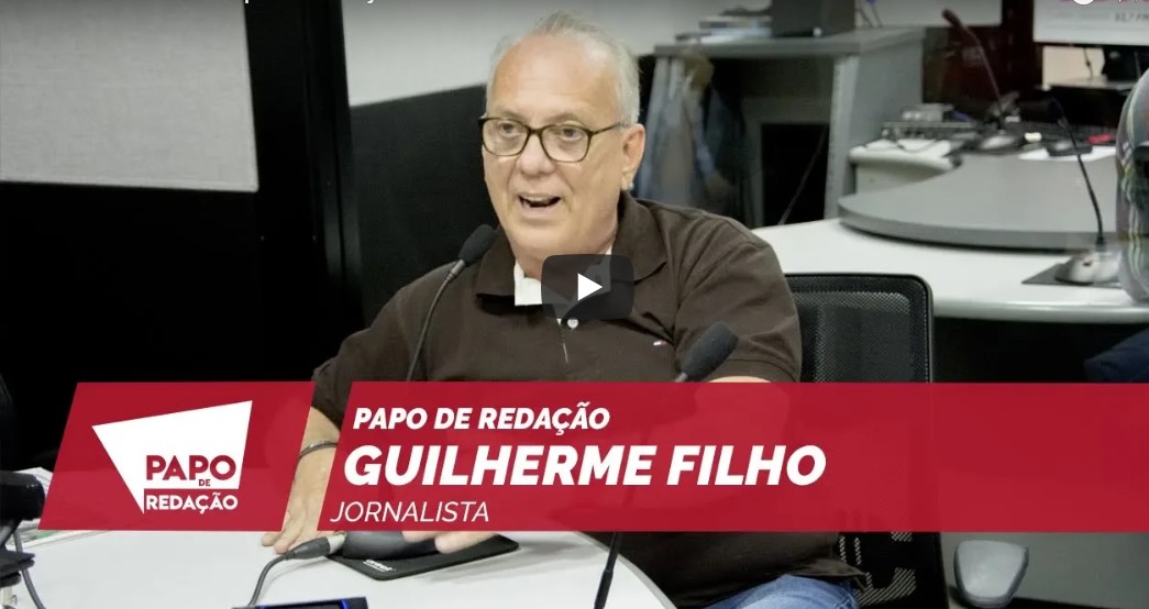 Jornalista Guilherme Filho no Papo de Redação da CBN - Reprodução
