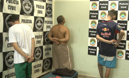 Um por um, membros da quadrilha foram presos, desde às 8h desta quarta-feira - Hugo Leal/JPNEWS