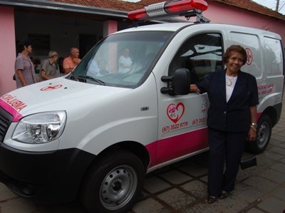 Rede Feminina tem nova ambulância -