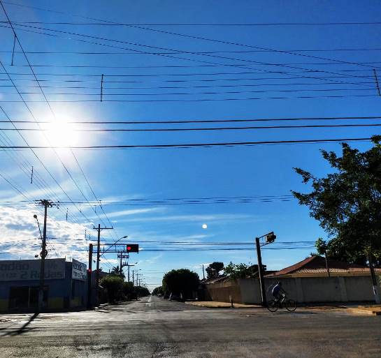 Quarta-feira começa quente e ensolarada em Três Lagoas - Danielle Leduc/JPNEWS