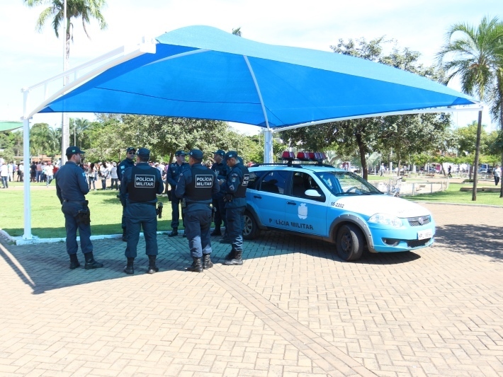 Além de duas viaturas, comando mantém um destacamento no centro da cidade - Hugo Leal/JPNEWS