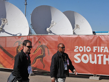 O mmundo todo recebe as imagens da Copa 2010 - O mmundo todo recebe as imagens da Copa 2010 -