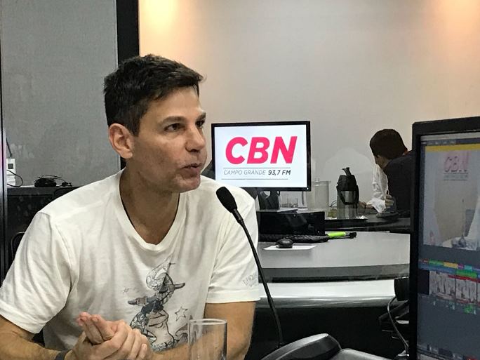 Antes da apresentação no Parque das Nações Indígenas, Marcio Atalla deu entrevista à CBN - Otávio Neto/CBN