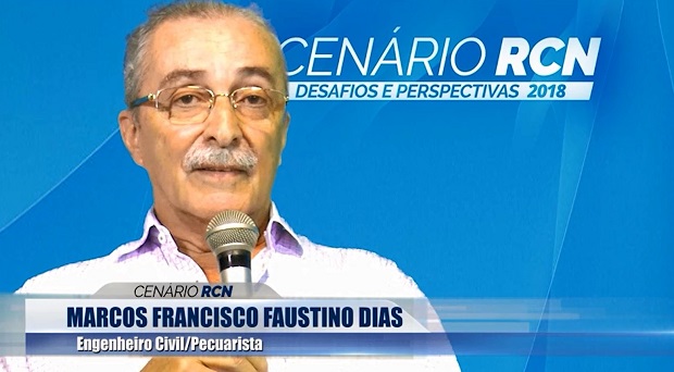 Dr. Marcos Francisco Faustino Dias, engenheiro civil e produtor, em entrevista ao Cenário RCN