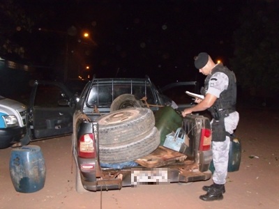 Veículo possuía queixa de roubo -