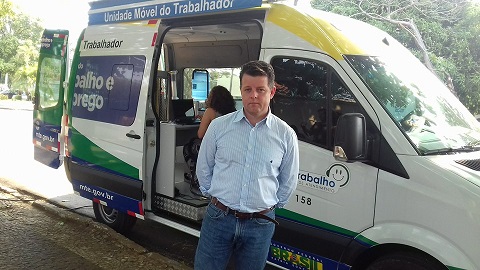 Superintendente do Ministério do Trabalho e Emprego do Mato Grosso do Sul, Vladimir acompanha unidade  - Ana Cristina Santos/JP