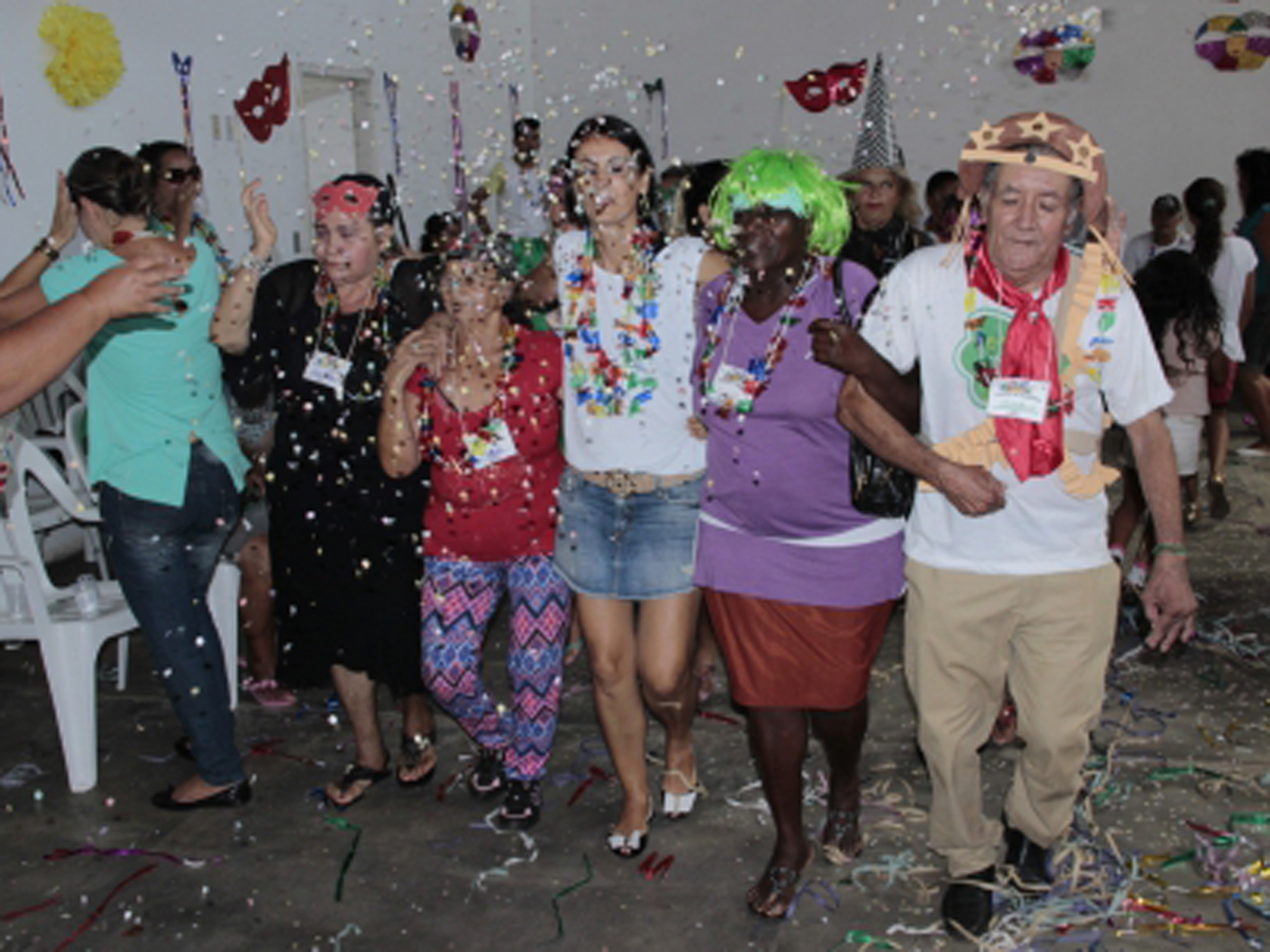 Folia foi no Salão Comunitário do Reassentamento Novo Porto João André - Divulgação