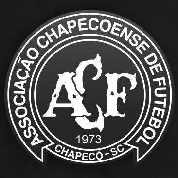 Distintivo da equipe, em cores que representam o luto da equipe - Reprodução/Chapecoense