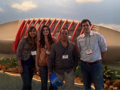 Comitiva de Três Lagoas presente  no evento -