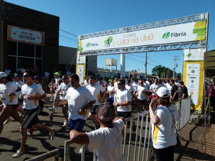 Primeira Edição da Corrida o Valor da Vida, em 2014 - Divulgação/Fibria