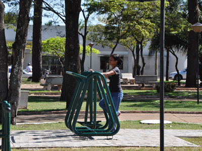 Aparelhos estão na praça João Fernandes de Oliveira -