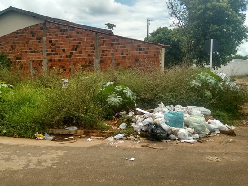 Terrenos baldios são usados como depósito de lixo pela população; situação é vista como agravante para aumento de casos da doença - Clezia Camilo/Arquivo Pessoal