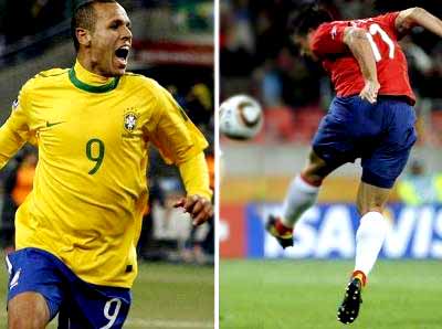 A  bola do jogo e o resultado da partida -