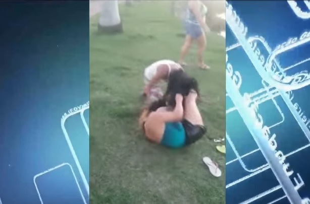 Mulheres trocam agressões na Lagoa Maior. Vídeo é antigo - Reprodução/TVC