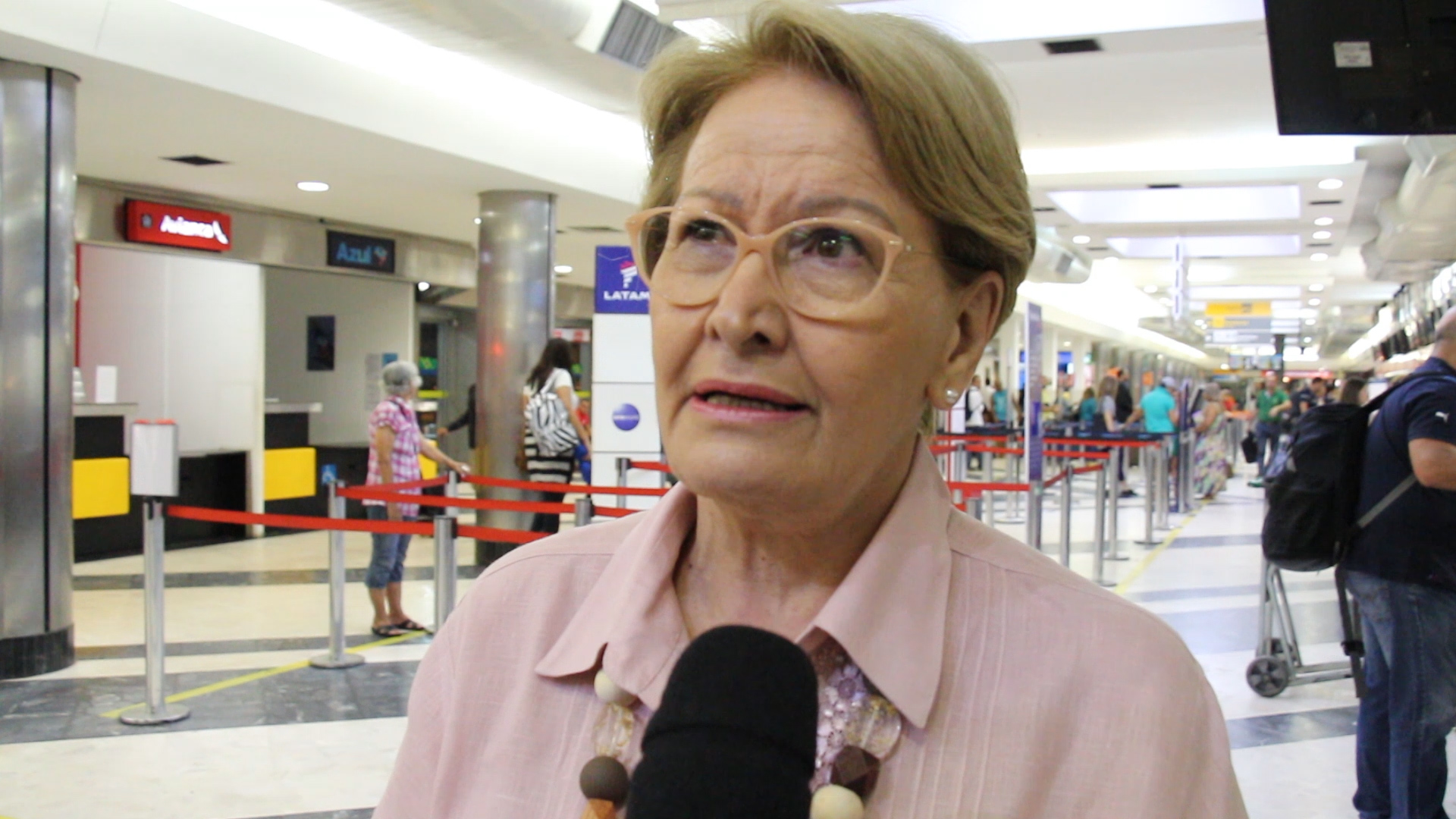 A senadora esteve em Campo Grande participando da Expo Grande 2018 que começou na última quinta feira. - Eder Campos/CBN