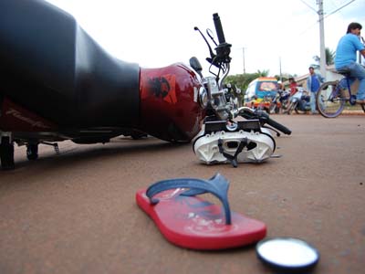 Segundo as estatísticas da Polícia Militar, em média, são três acidentes diários com motocicletas -